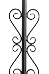 Aluminum Scroll Baluster