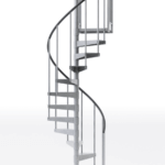 Econo Galvanized Spiral Staircase Alpha