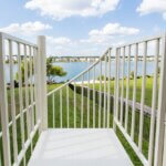 Lakeside Home with Outdoor Aluminum Spiral Staircase