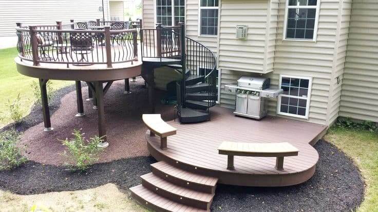 Zoning Backyard Deck Ideas