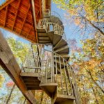 Adventure Park Zipline Spiral Staircase