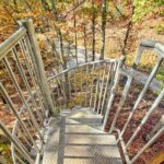 Adventure Park Zipline Spiral Staircase