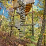 Adventure Park Zipline Spiral Staircase