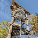 Adventure Park Zipline Spiral Staircase