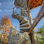 Adventure Park Zipline Spiral Staircase