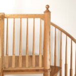 Minimalist Home with Traditional Wood Staircase