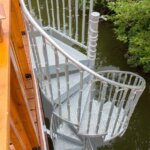 Galvanized Steel Spiral Staircase