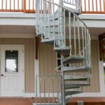 Galvanized Steel Spiral Staircase