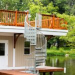 Galvanized Steel Spiral Staircase