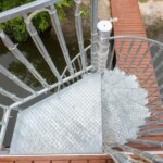 Galvanized Steel Spiral Staircase