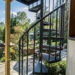 Country Home with Steel Deck Staircase