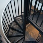 Metropolitan Home with Modern Black Staircase