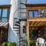 Country Home with Steel Deck Staircase