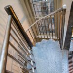 Retail Shop with Unfinished, Steel Staircase