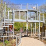 Zoo with Multiple Galvanized Staircase
