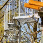 Zoo with Multiple Galvanized Staircase