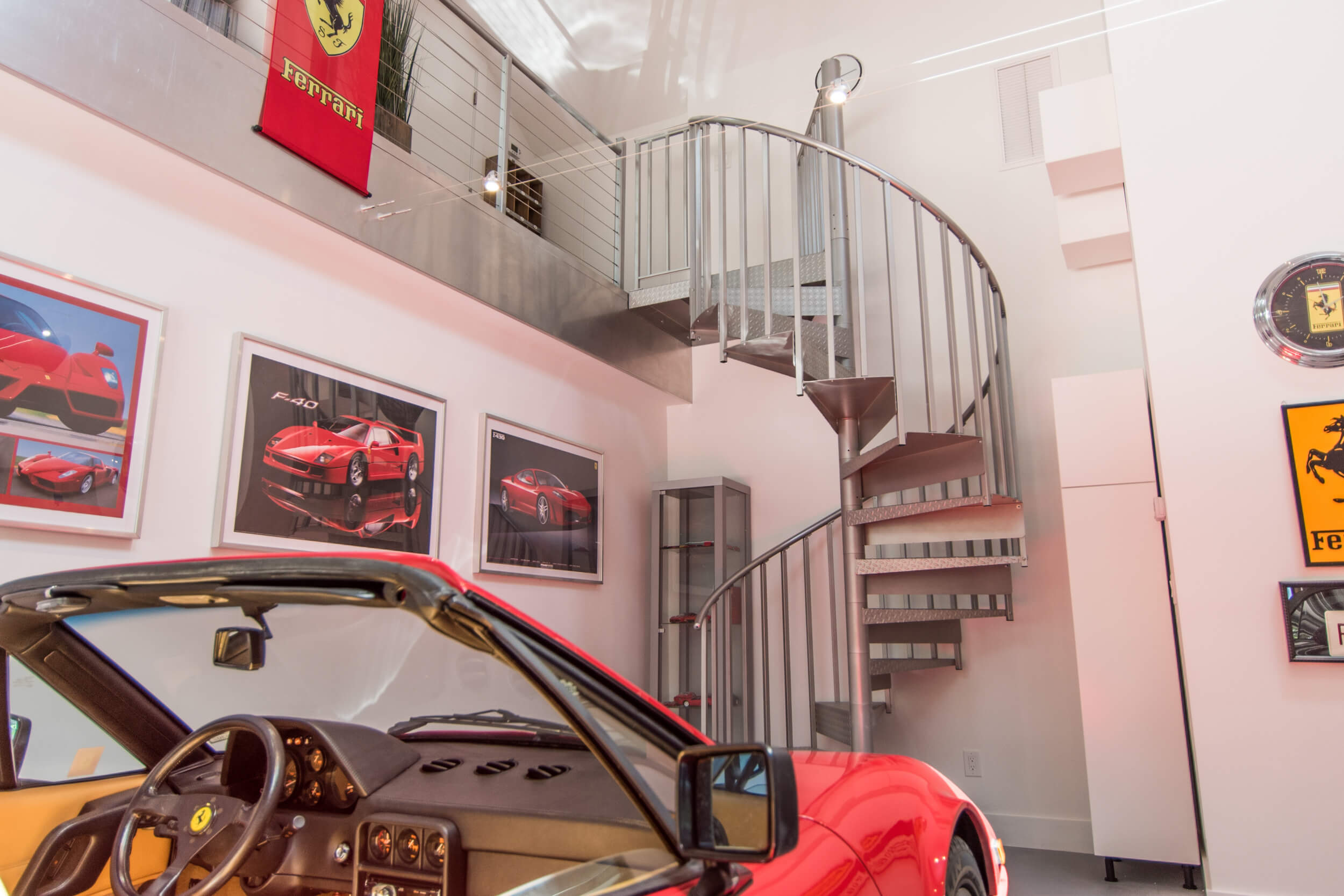 Garage Spiral Staircase