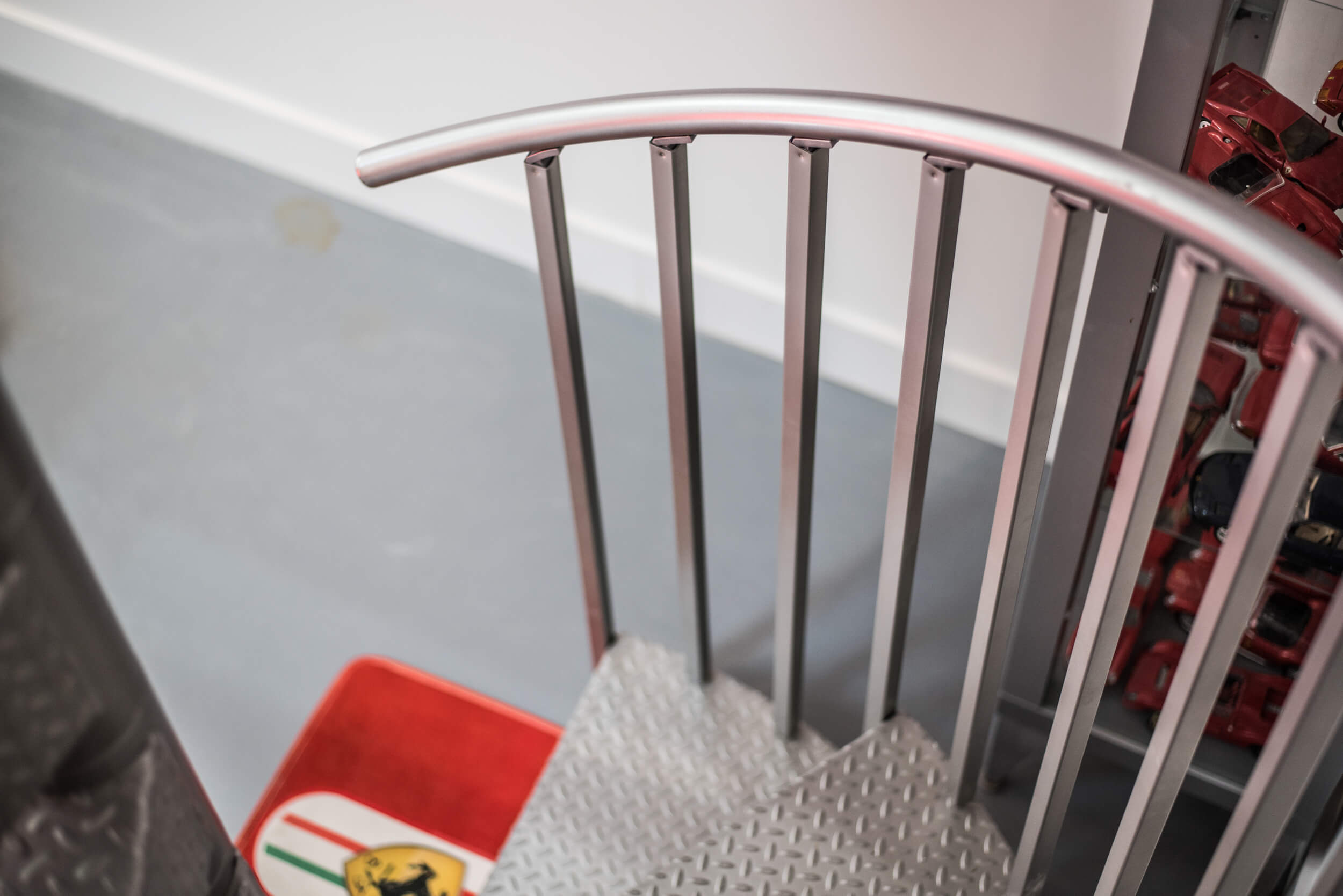 Garage Spiral Staircase