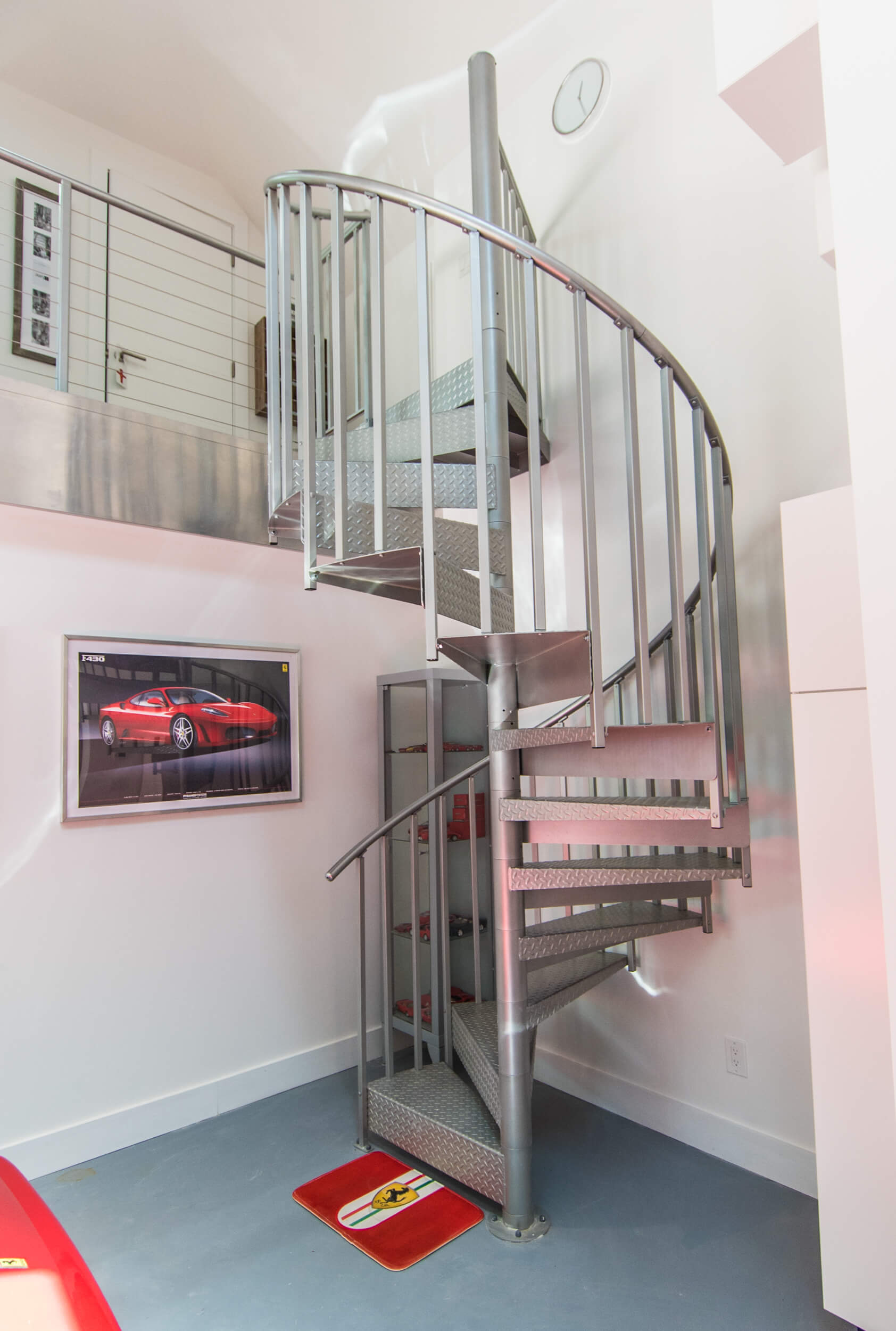 Garage Spiral Staircase