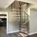 Compression Steel Spiral Staircase