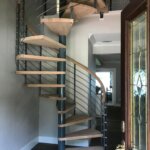 Compression Steel Spiral Staircase