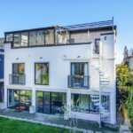 West Coast Home with Multi-Story Galvanized Steel Stair