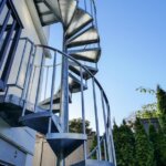 West Coast Home with Multi-Story Galvanized Steel Stair