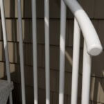 Shore House with Double Decker, White Aluminum Stair