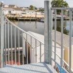 Shore Home with Two-Story, Galvanized Spiral Stair