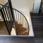 Econo Plus Spiral Staircase indoor with Wood Treads