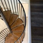Econo Plus Spiral Staircase indoor with Wood Treads 1