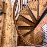 Forged Iron Spiral Staircase