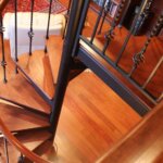 Forged Iron Spiral Staircase