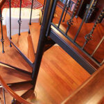 Forged Iron Spiral Staircase