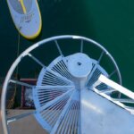 Boat House with Weather-Proof Deck Stairs