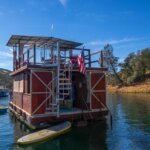 Boat House with Weather-Proof Deck Stairs