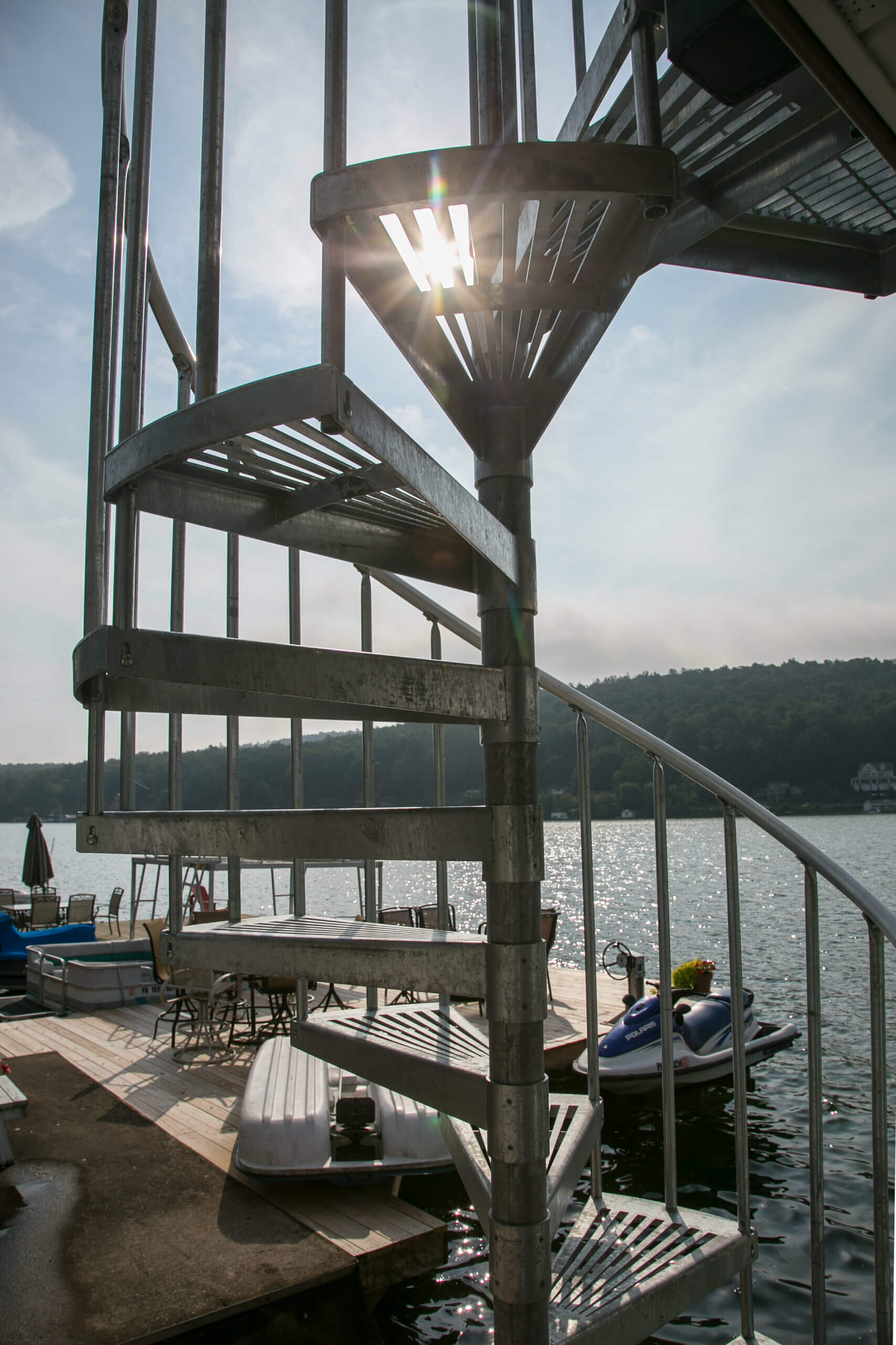 Outdoor Spiral Staircase