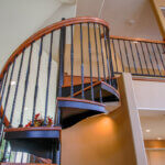 Forged Iron Spiral Staircase