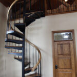 Forged Iron Spiral Staircase