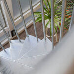 Galvanized Steel Spiral Staircase