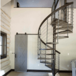 Compression Steel Spiral Staircase