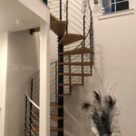 Compression Steel Spiral Staircase