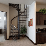 Compression Steel Spiral Staircase