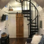 Tiny Home Spiral Staircase