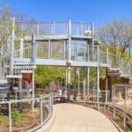 Zoo with Multiple Galvanized Staircase