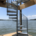 Galvanized Spiral Staircase