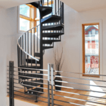 Attic Spiral Staircase Made Of Steel