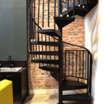 Industrial Spiral Staircase