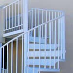 usa spiral stairs exterior interior solid wood steel