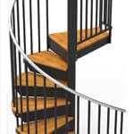 usa spiral stairs exterior interior solid wood steel